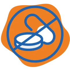 Icon: No capsule or tablet