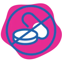 Icon: No capsule or tablet