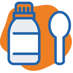 Icon: Bottle and spoon