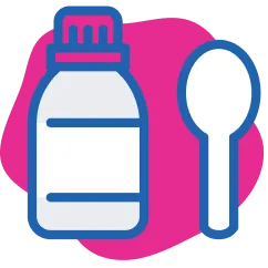 Icon: Bottle and spoon